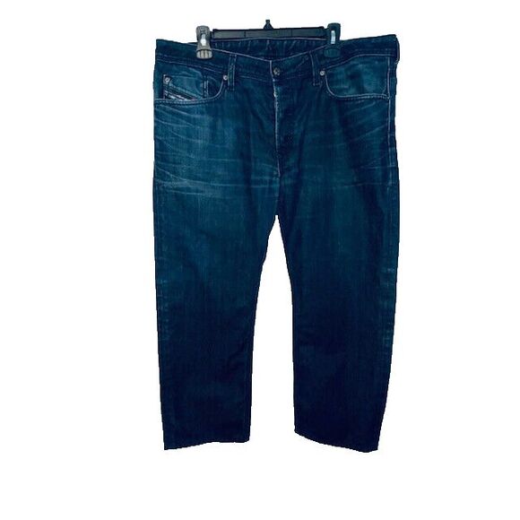 DIESEL Waykee Jeans Mens Sz 36x30 Fits 39x27 Regular Fit Straight Leg Wash 0RZ35 - Picture 1 of 16